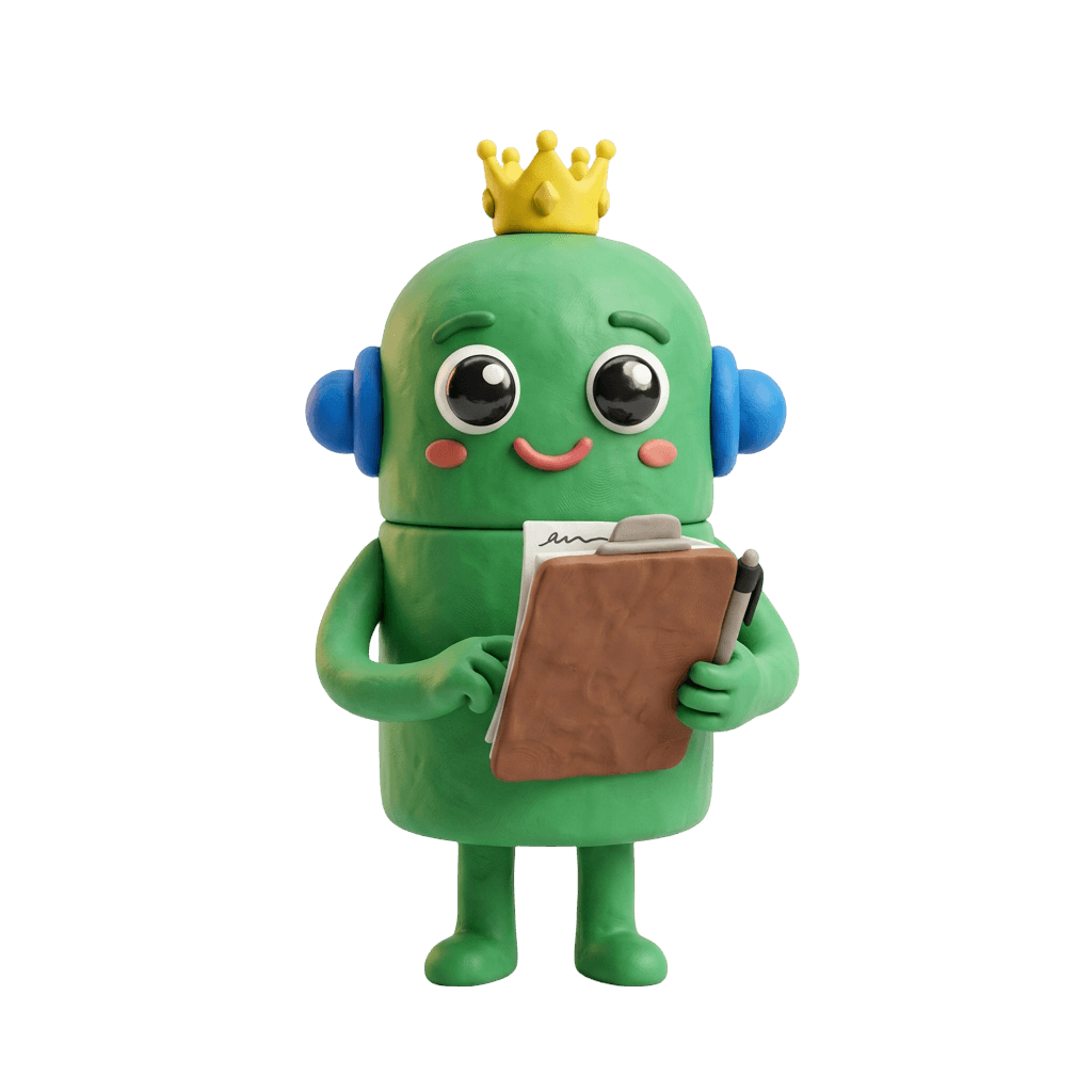 AI Assistant Robot Mascot